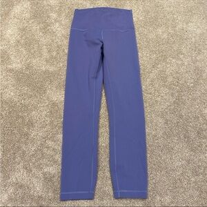 Lululemon Wunder Train High-Rise Crop‎ 23" Size 4 Periwinkle/Light Purple